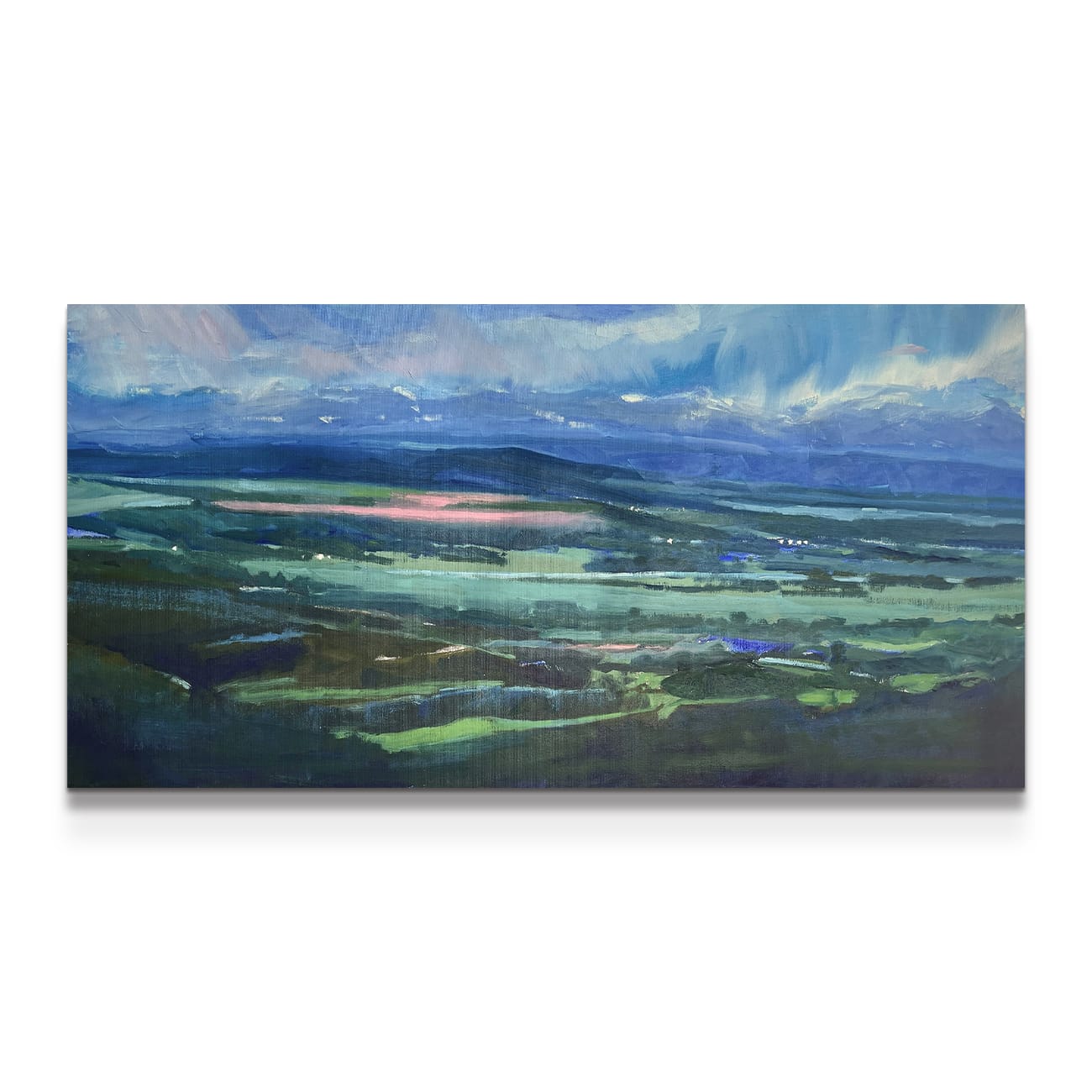 painting on white background