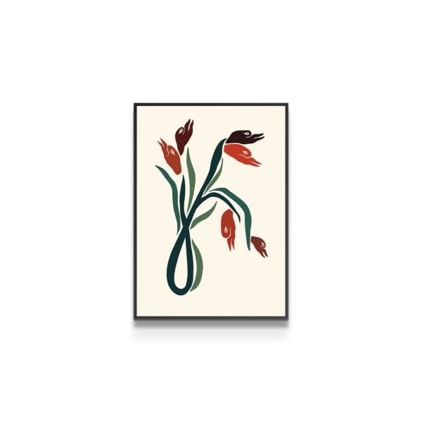 painting on white background