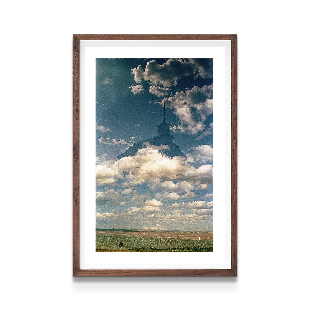 photograph on white background