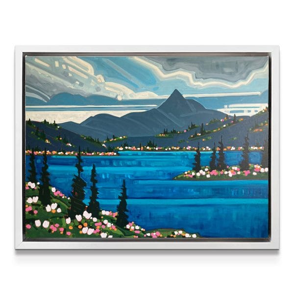 painting on white background