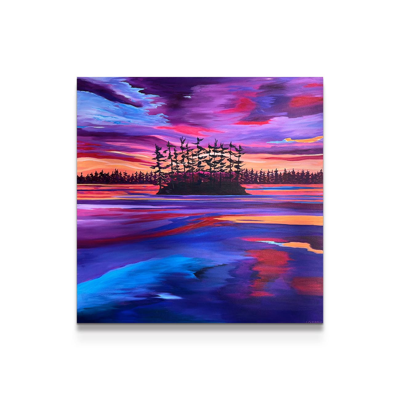 painting on white wall
