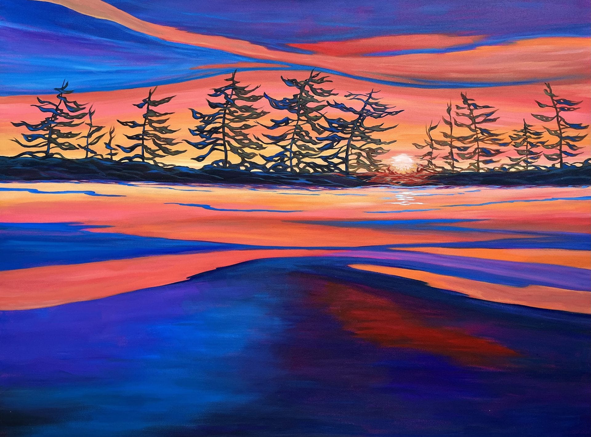 painting close-up