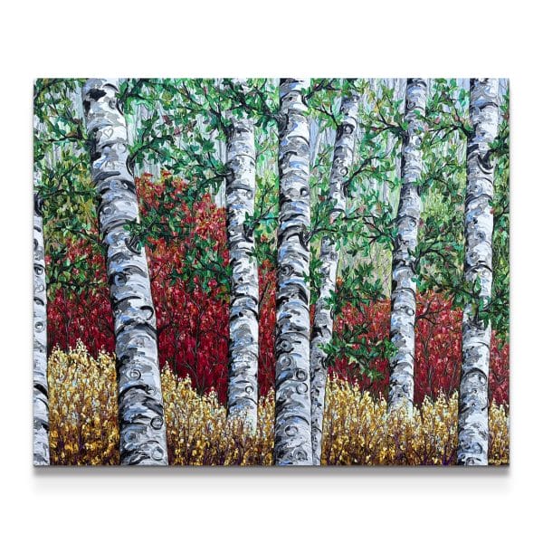 painting on white background