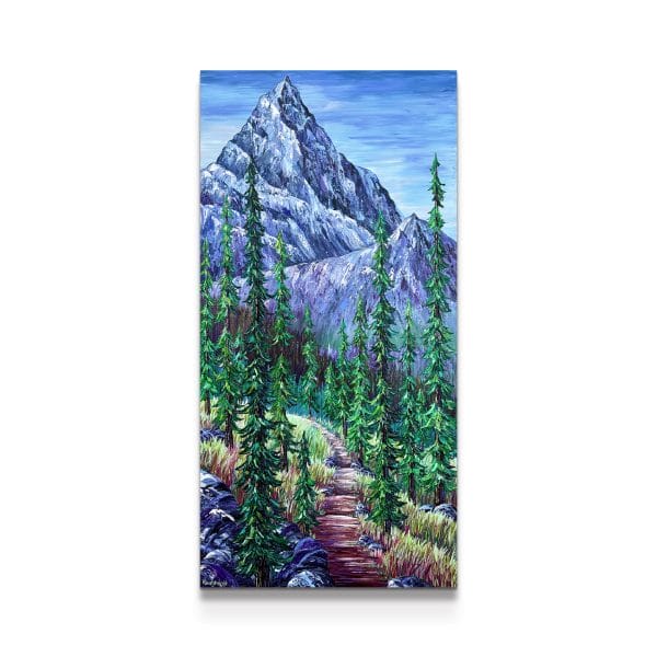 painting on white background