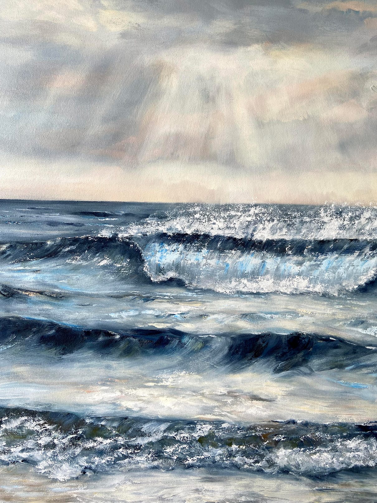 painting close-up