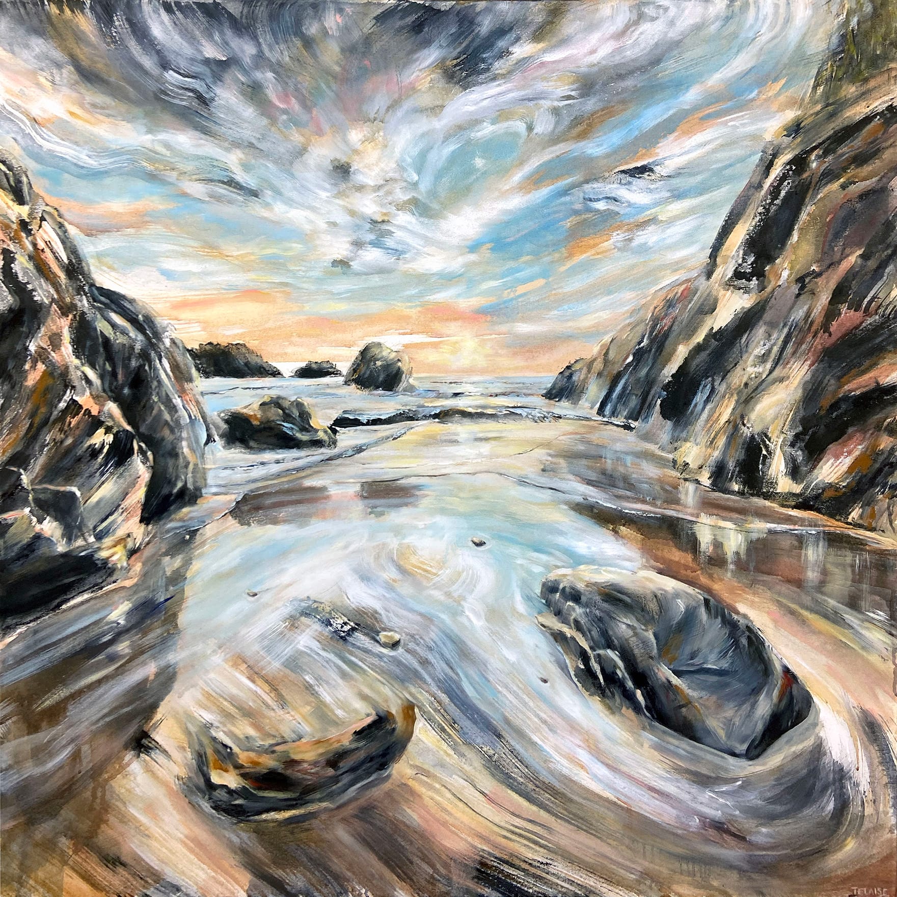 painting close-up