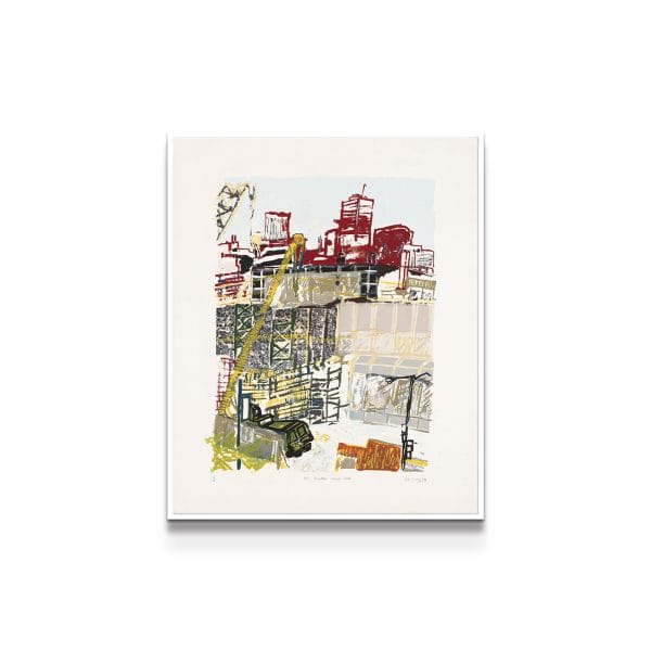 painting on white background