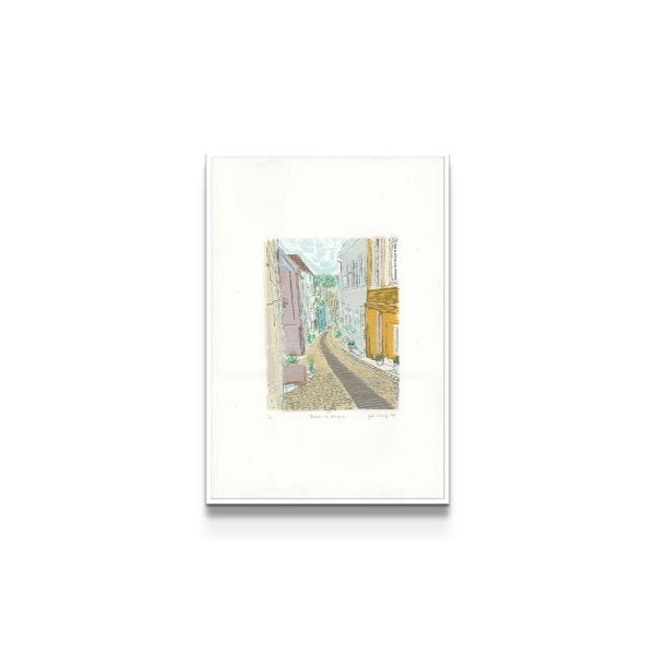 painting on white background