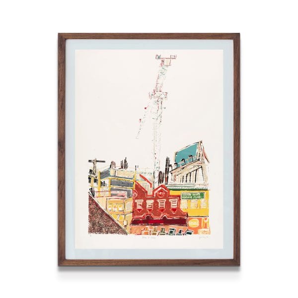 painting on white background