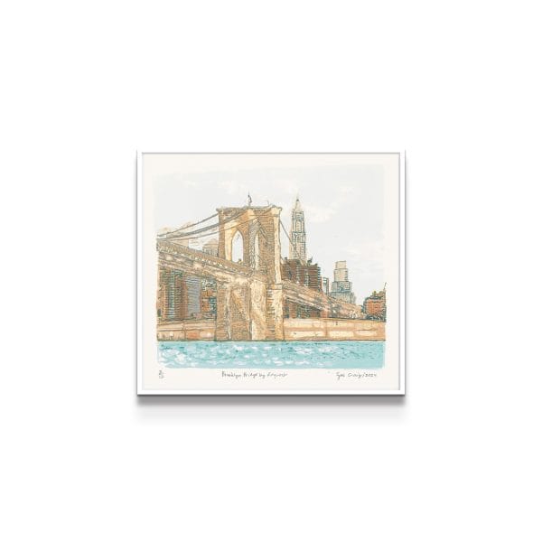 painting on white background