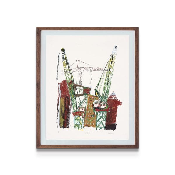 painting on white background