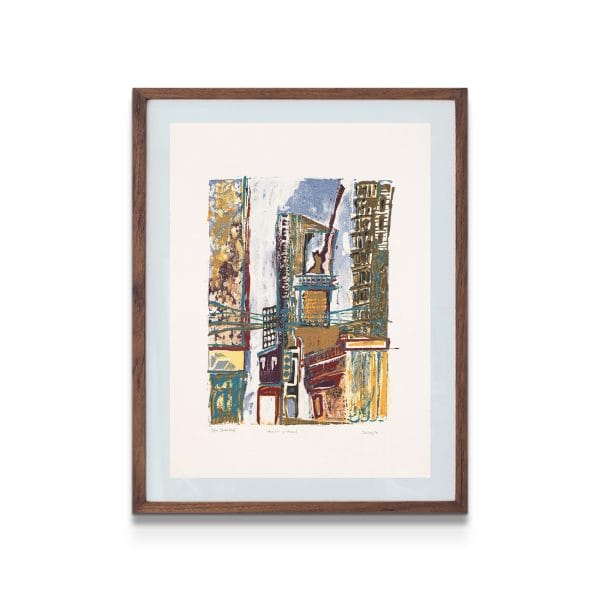 painting on white background