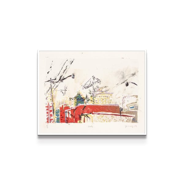 painting on white background