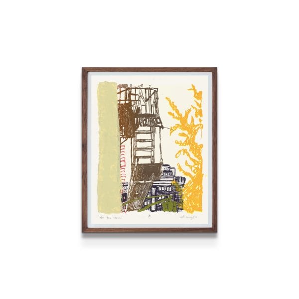 painting on white background