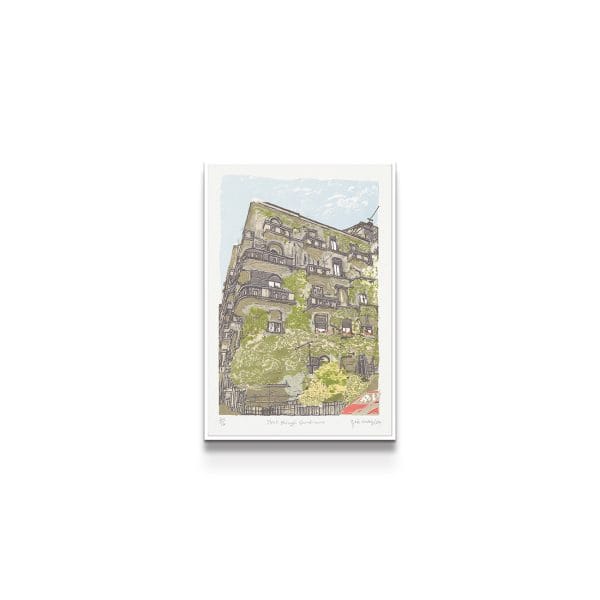 painting on white background