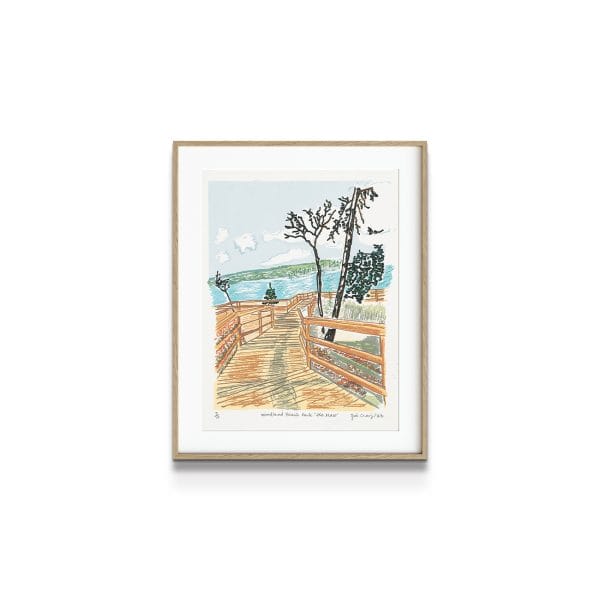 painting on white background