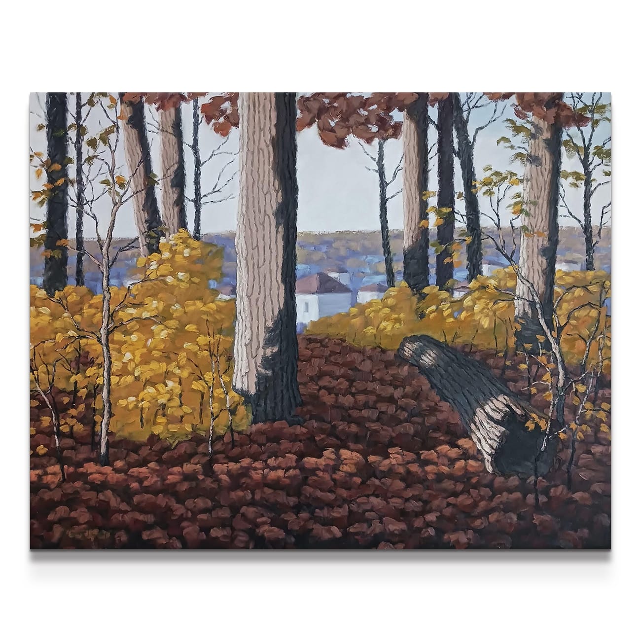 painting on white background