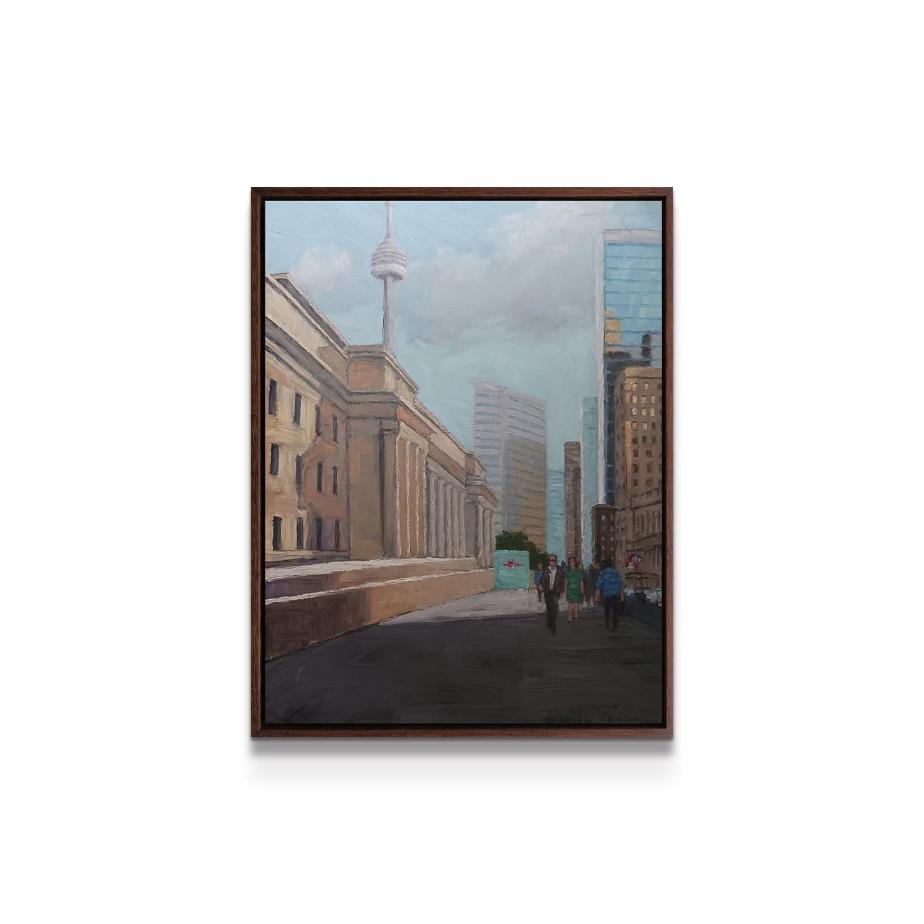 painting on white background