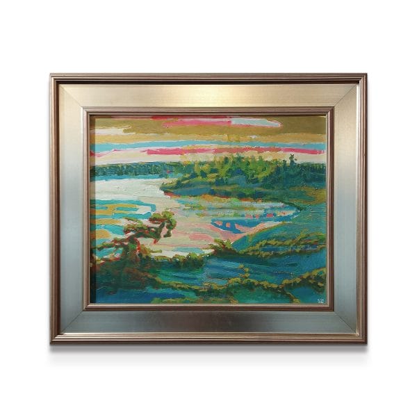painting on white background