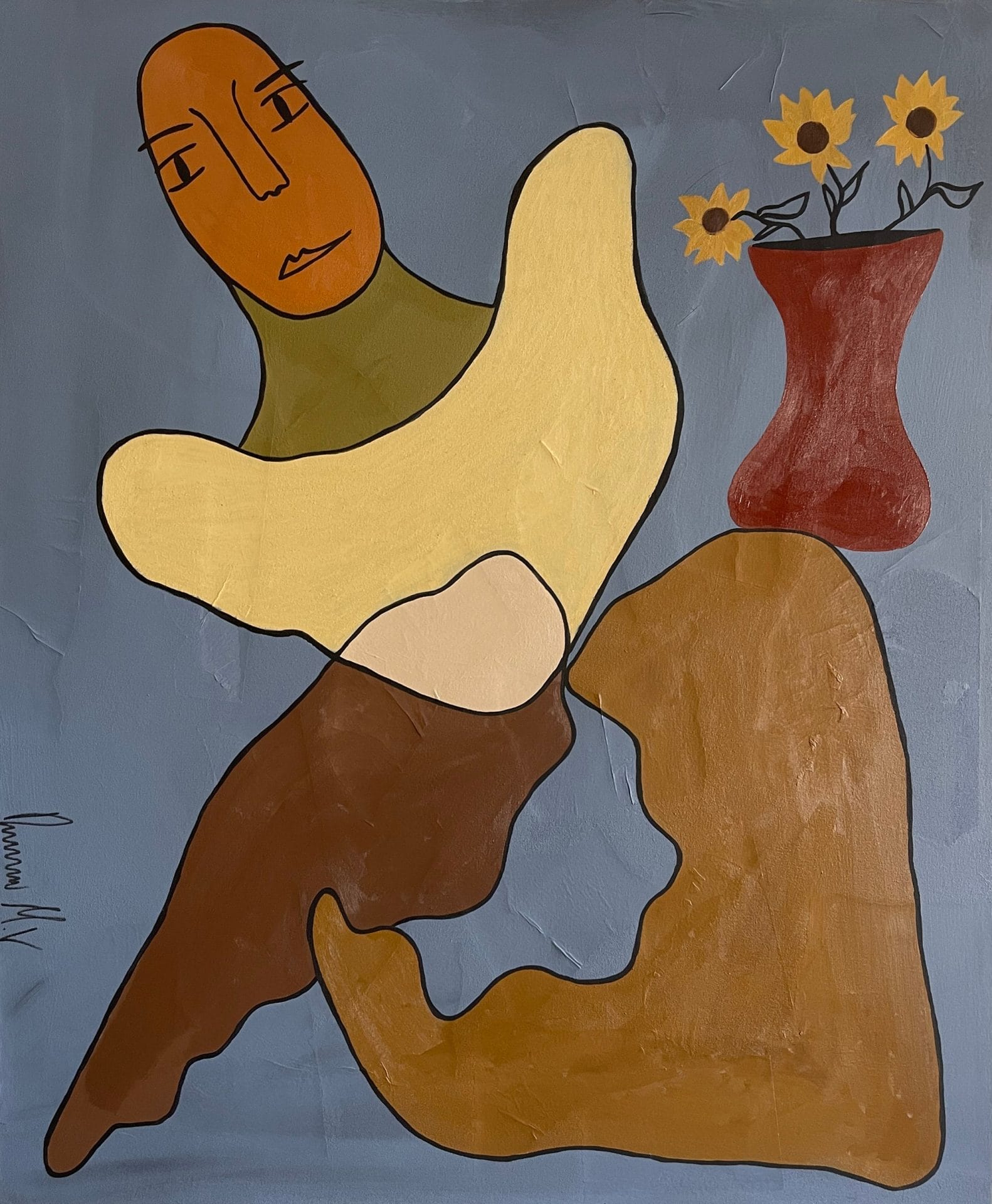 painting close-up