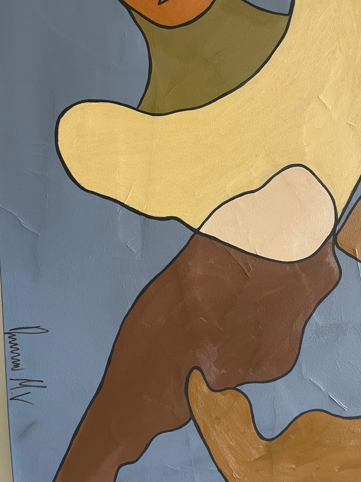 painting close-up