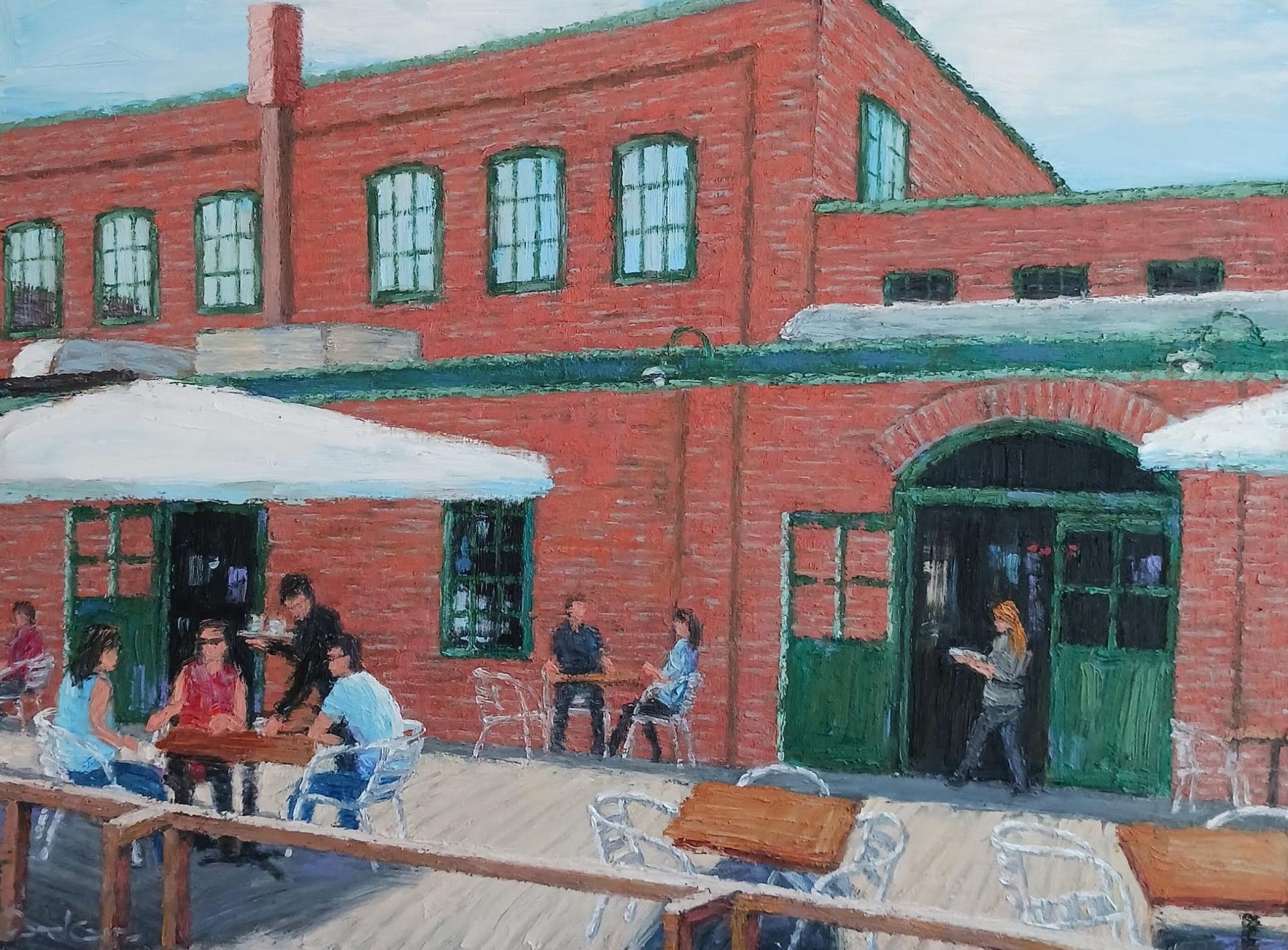 painting close-up