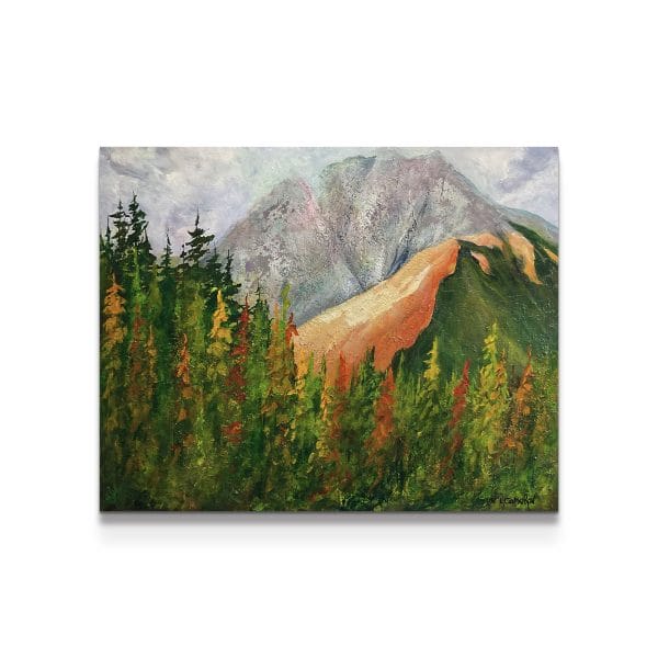 painting on white background