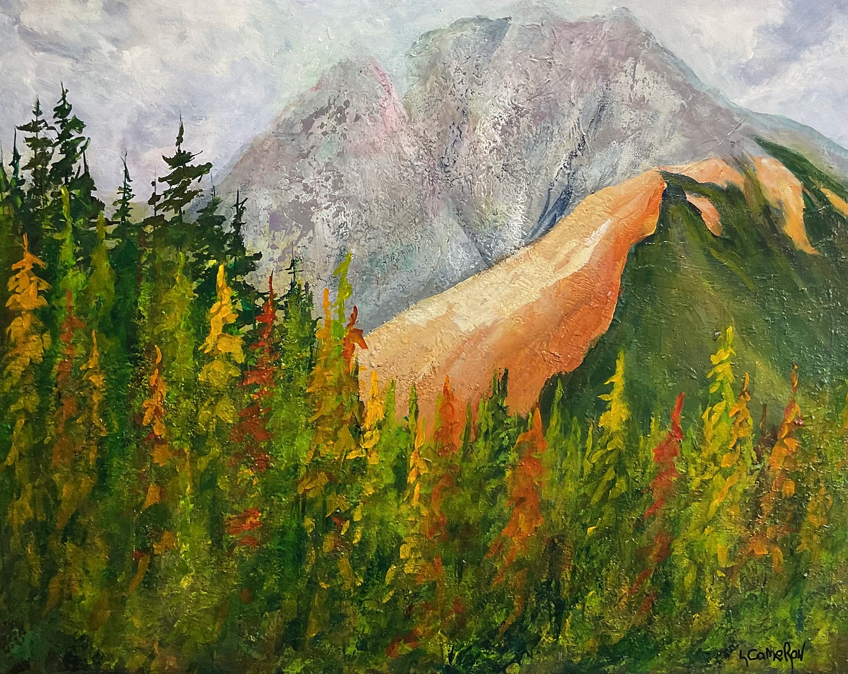 painting close up