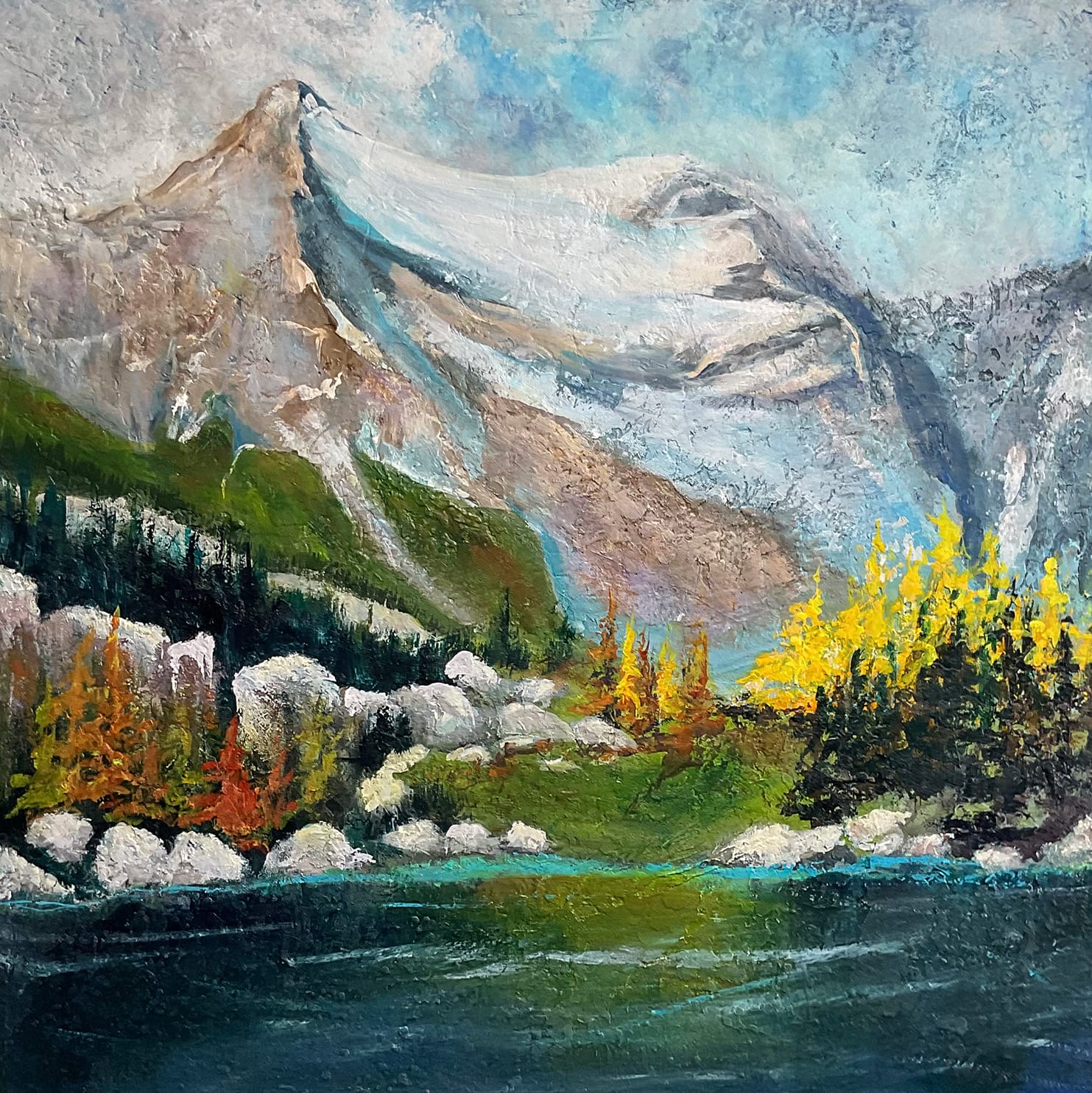 painting close up