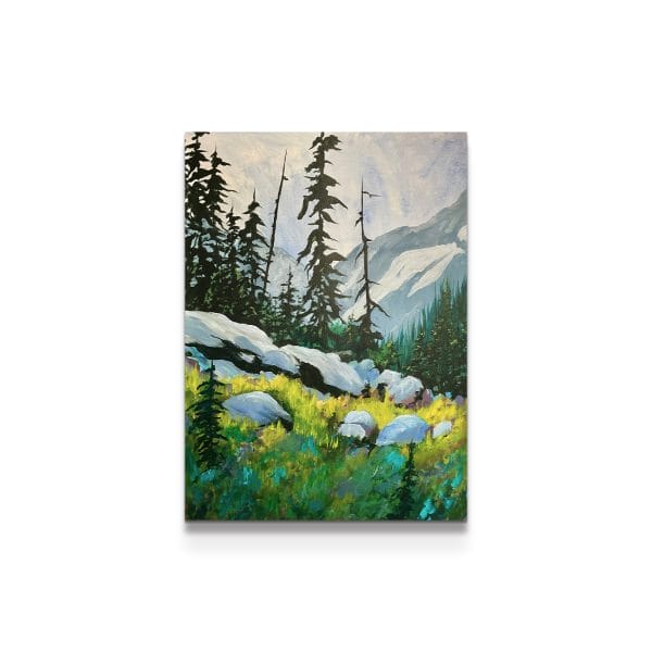 painting on white background