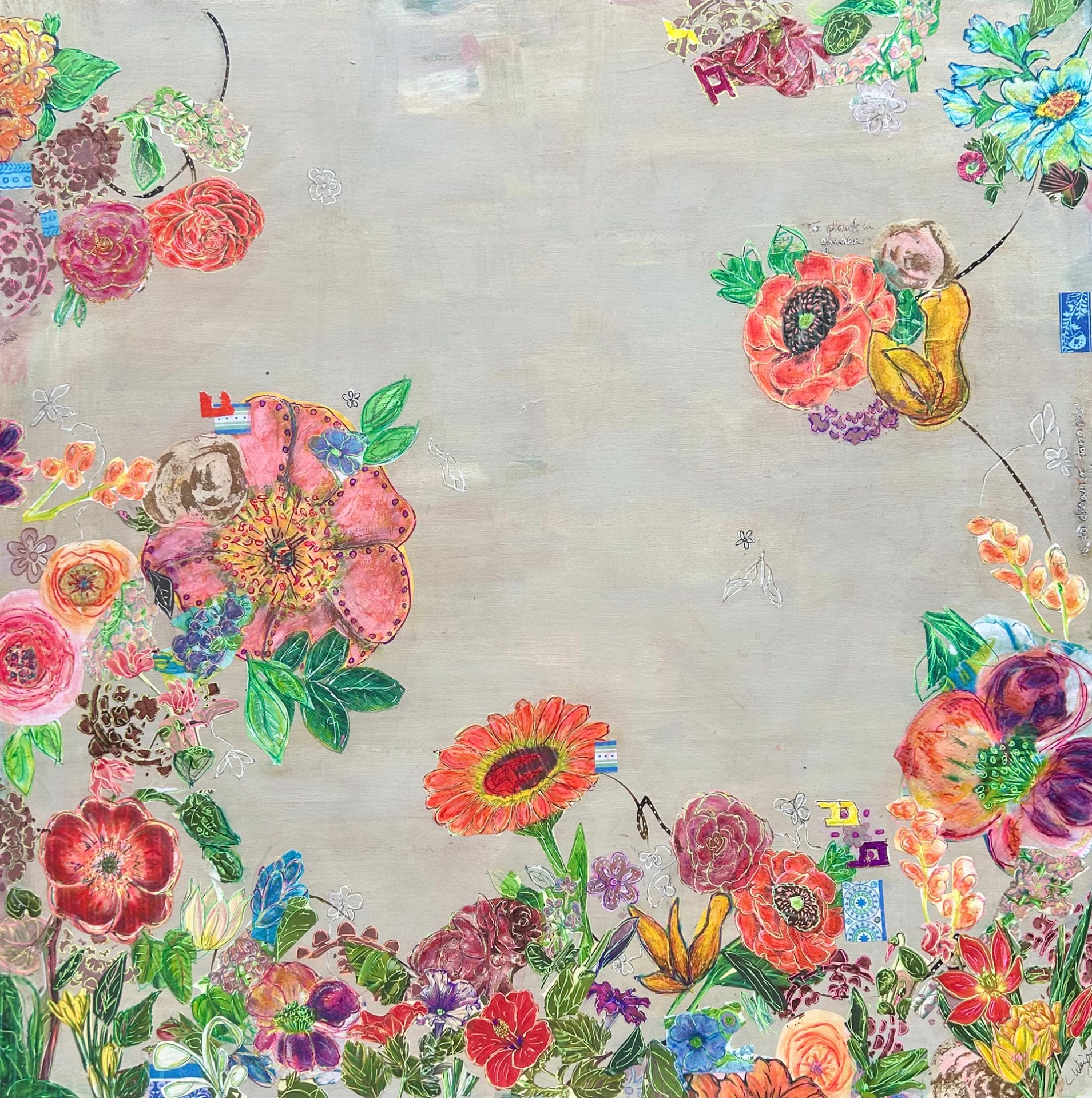 painting close-up