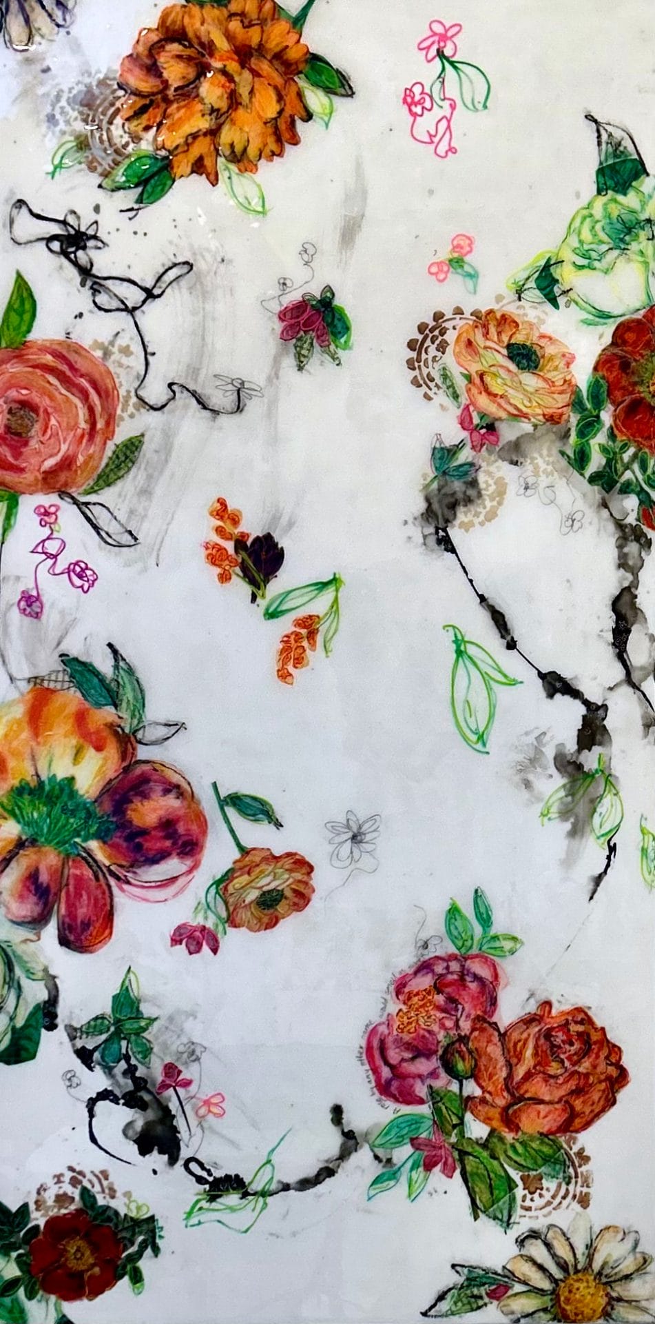 painting close-up