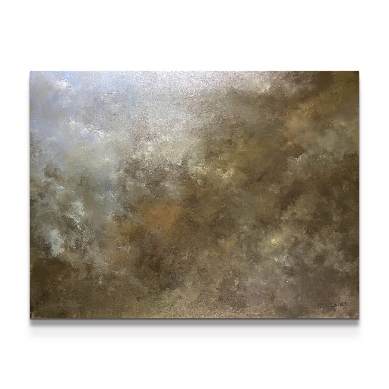 painting on white background