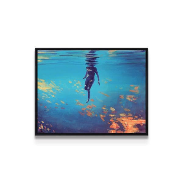 painting on white background