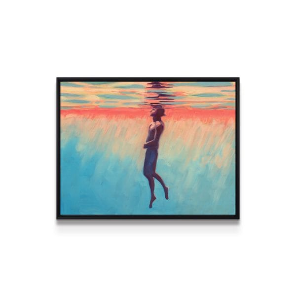 painting on white background