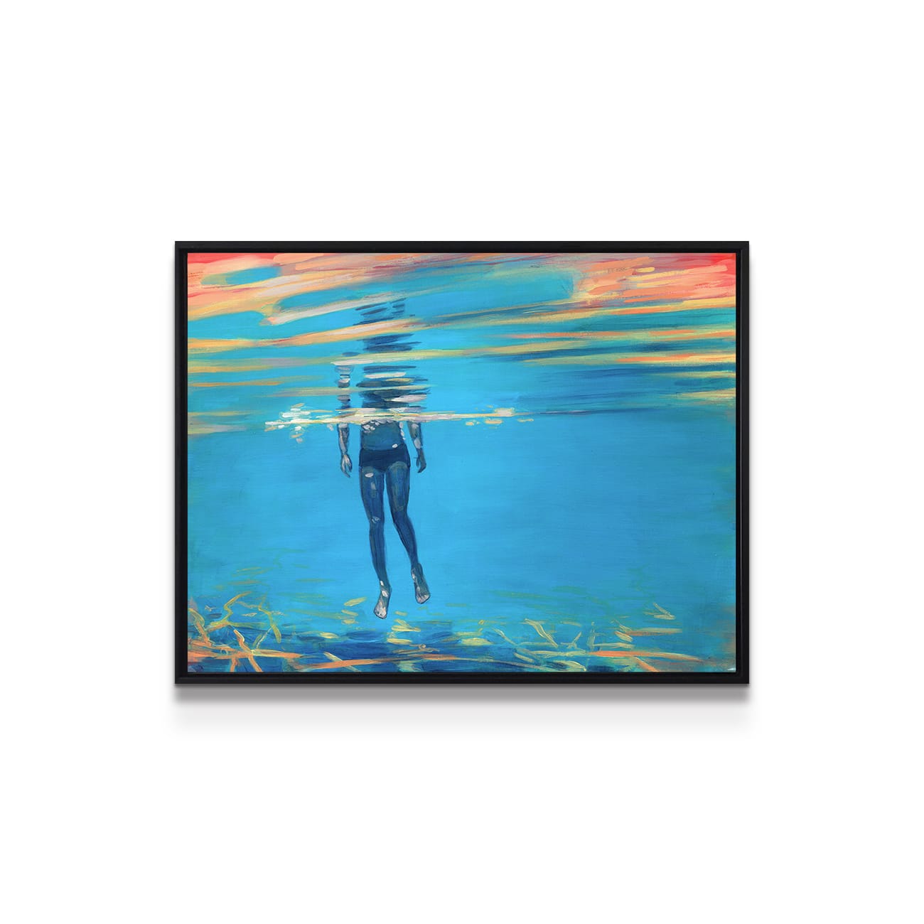 painting on white background