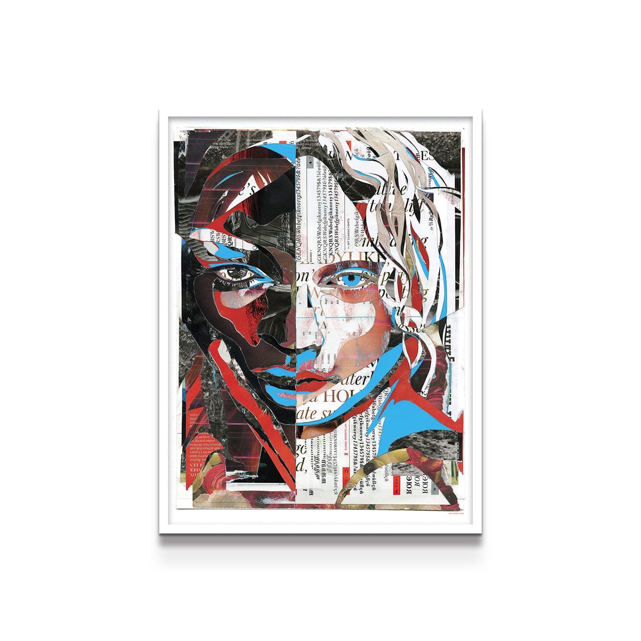 painting on white background