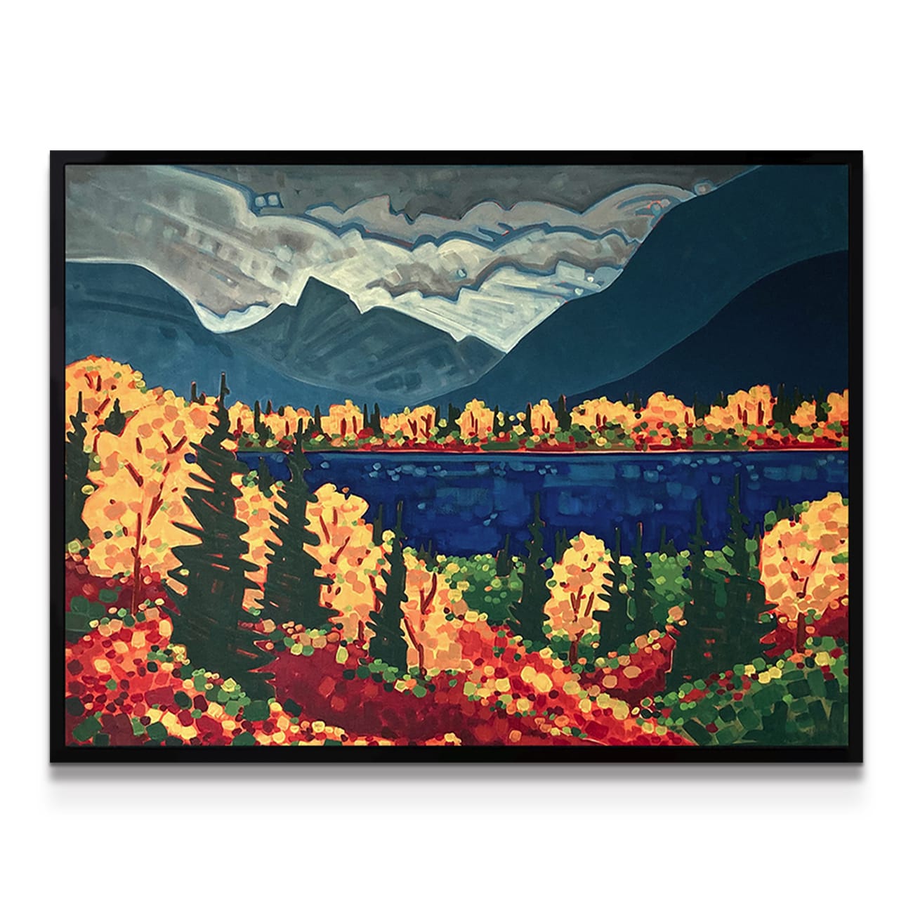 painting on white background