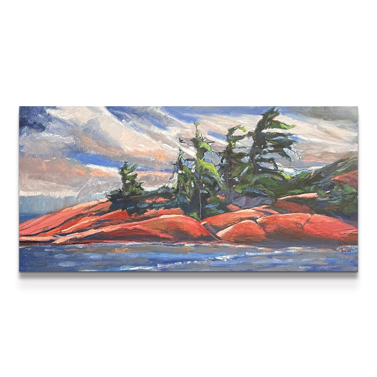 painting on white background