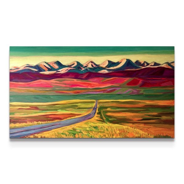 painting on white background
