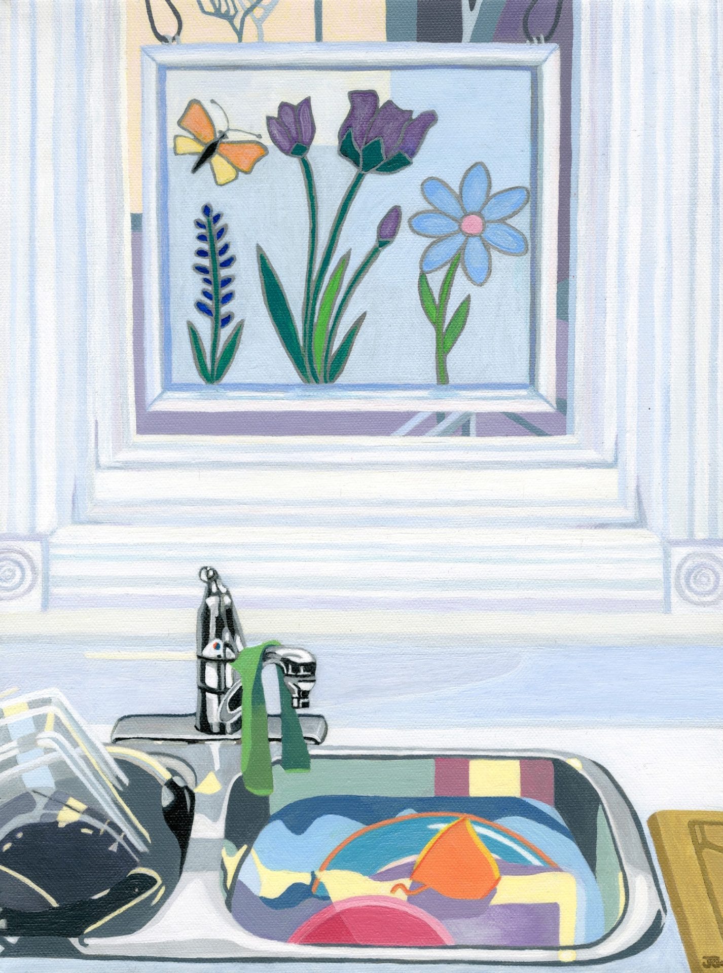 painting close up