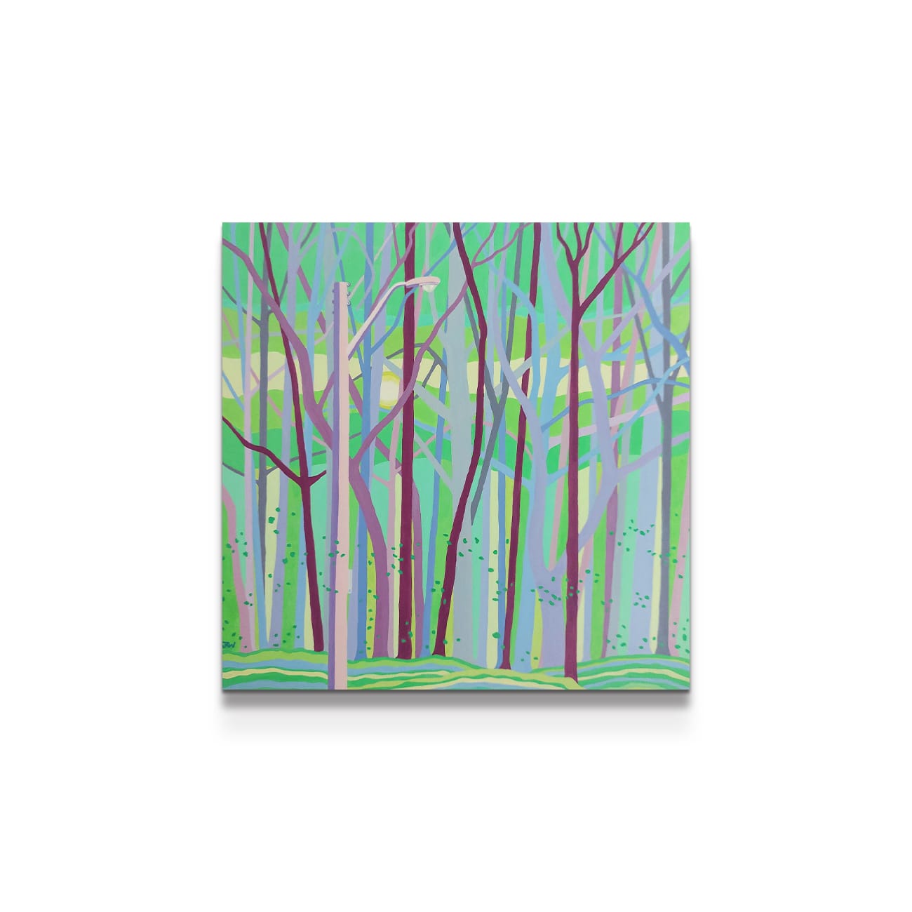 painting on white background