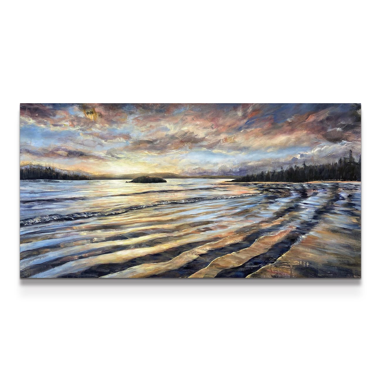 painting on white background
