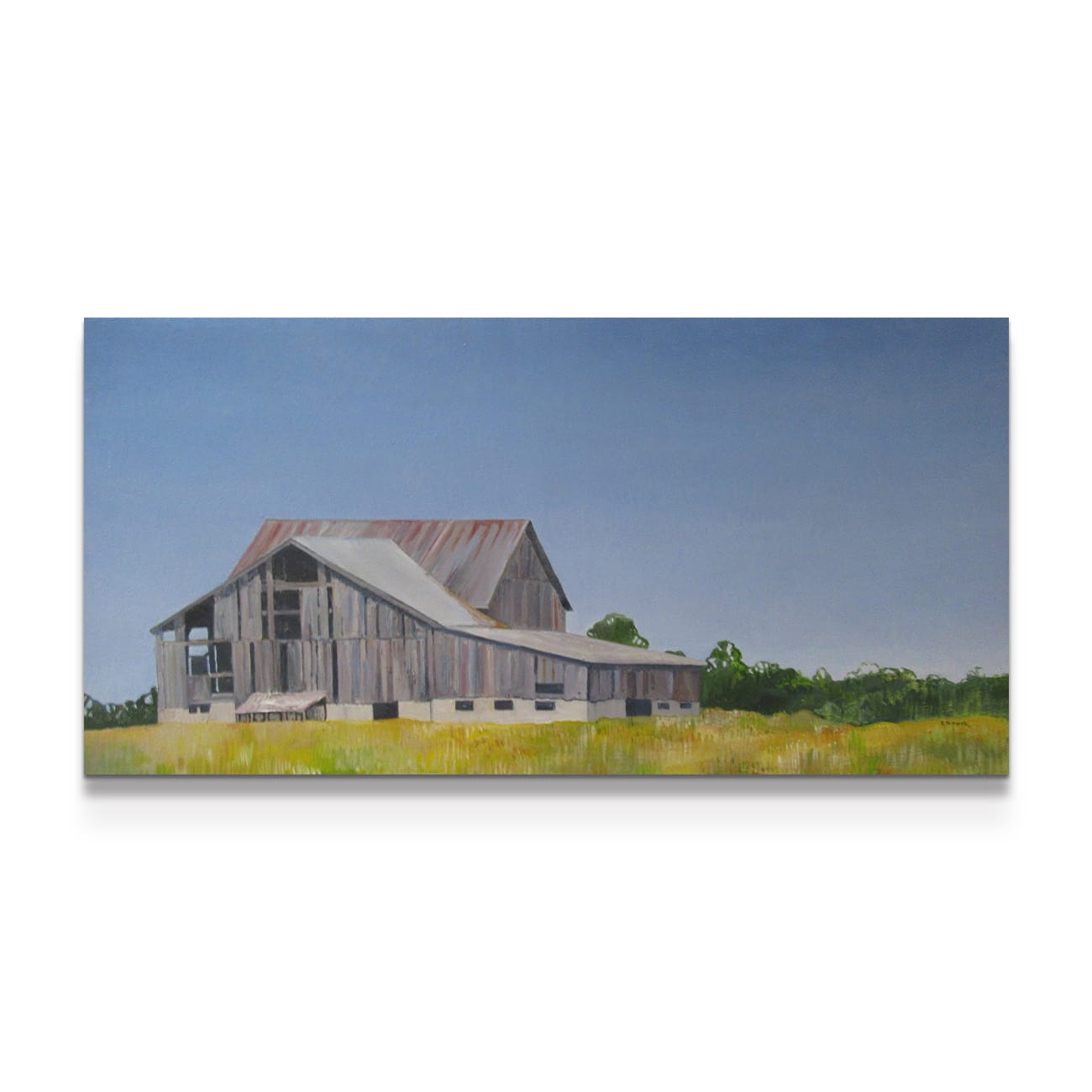 painting on white background