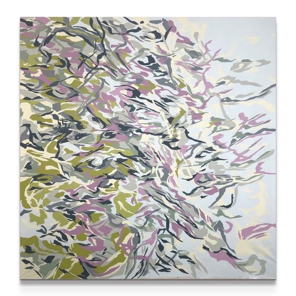 painting on white background