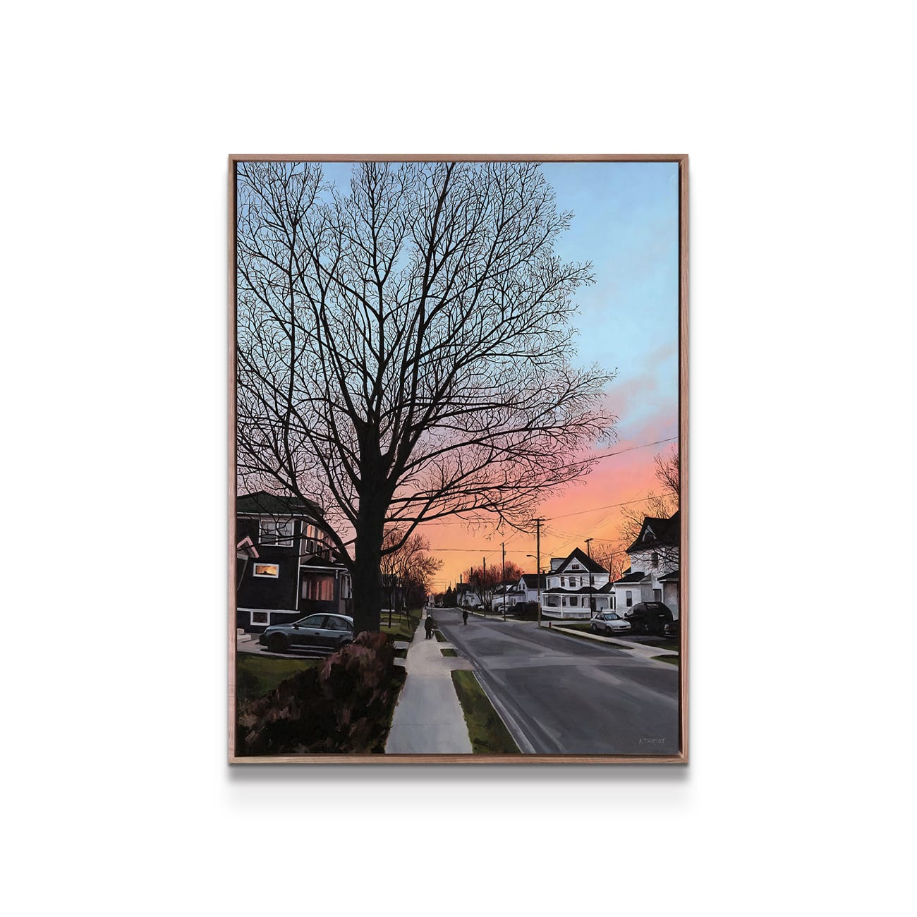 painting on white backround
