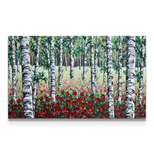 painting on white background