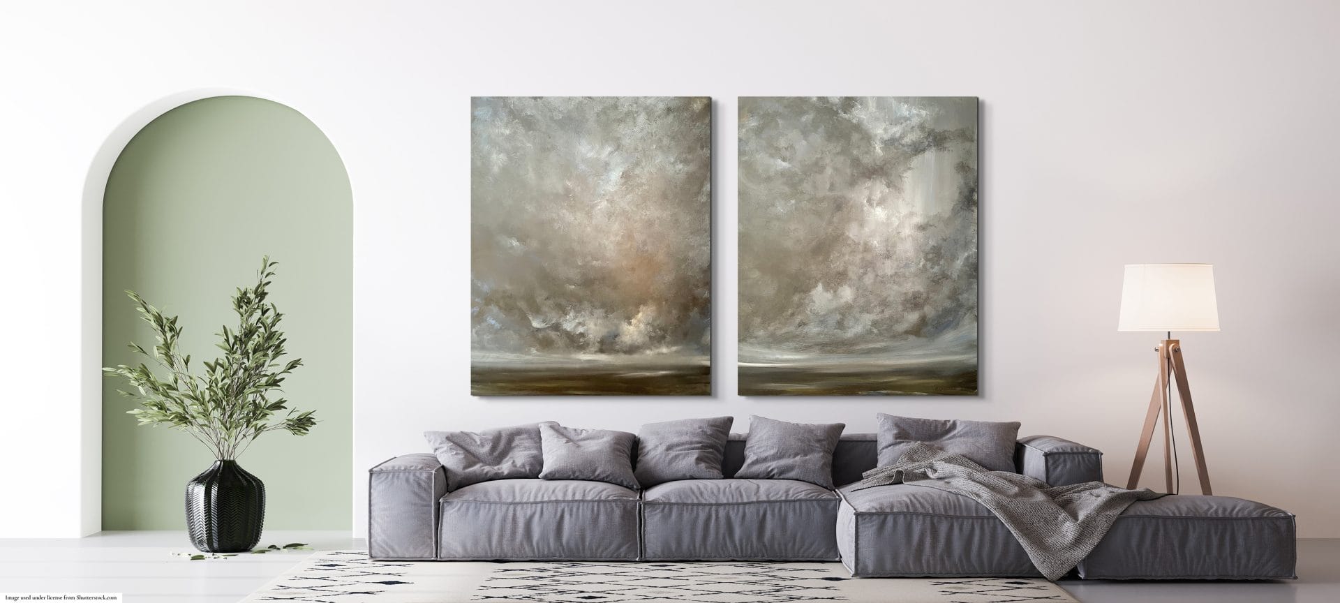 paintings in interior
