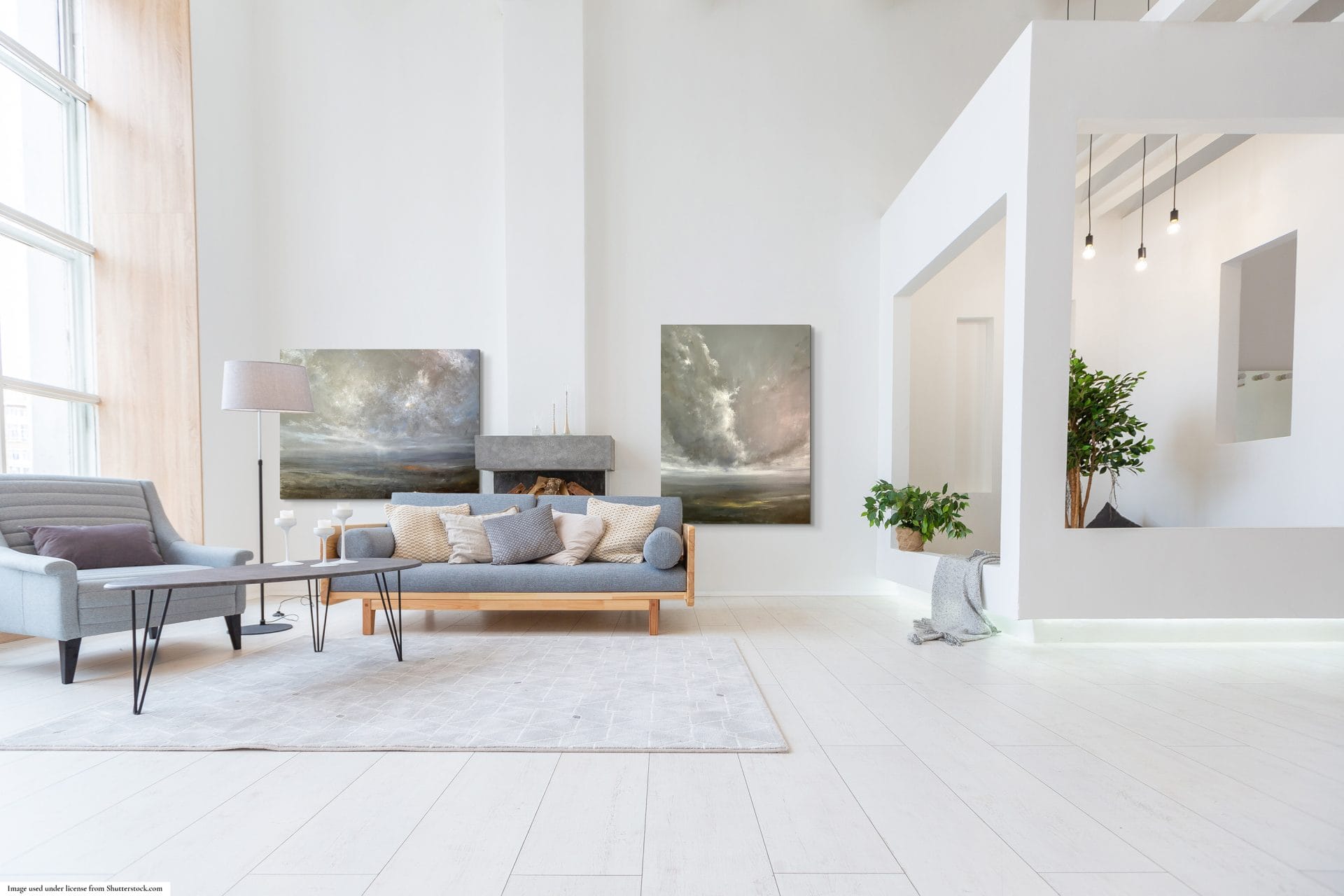 paintings in interior