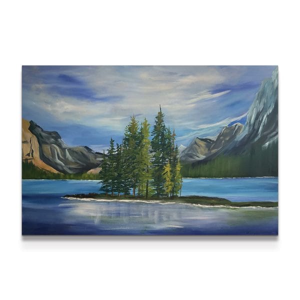 painting on white background